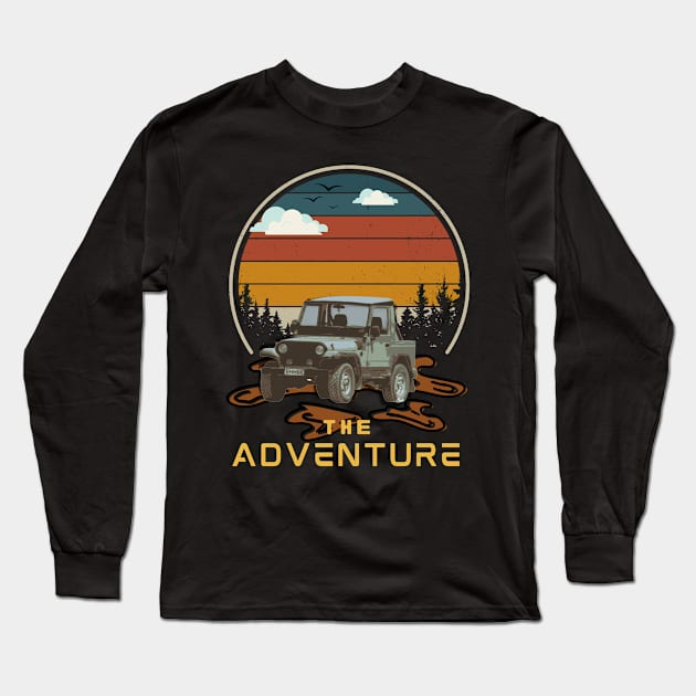 Adventure Long Sleeve T-Shirt by SASKET 